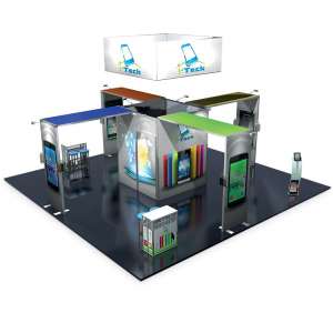 Pack Stand 7x7m modulable 49m2